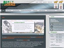 Tablet Screenshot of bialy-finanz.de